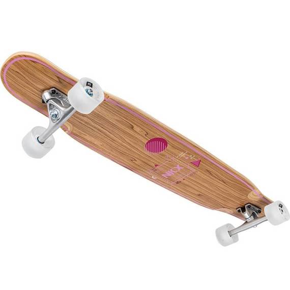 Longboard do dancingu NKX Geometric Olive Pink 112 cm