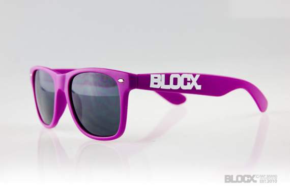 OKULARY BLOCX PURPLE MAT 2014