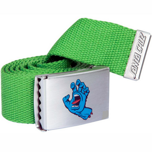 Pasek Santa Cruz Screaming Mini Hand Belt Zielone Jabłko