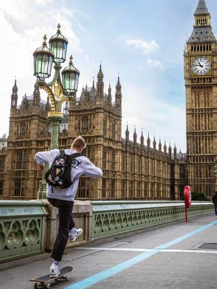 Plecak wielofunkcyjny na deskorolkę Enuff Skate Backpack Czarny