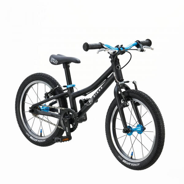 Superlekki rower dla dzieci KUbikes 16S Czarno-Niebieski