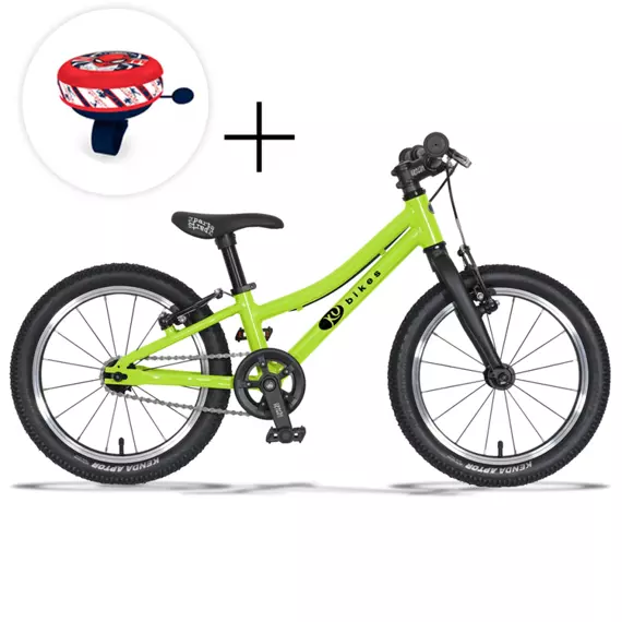 Superlekki rower dla dzieci KUbikes 16s Zielony