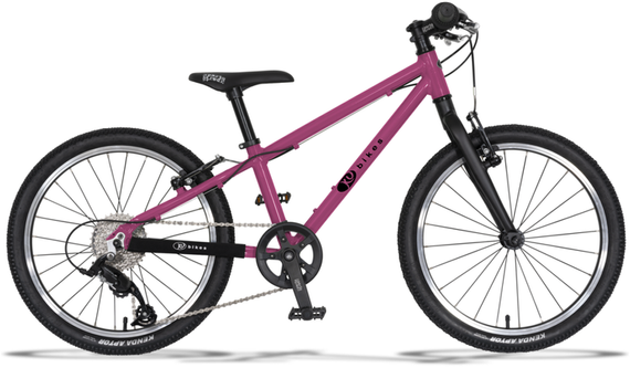 Superlekki rower dla dzieci KUbikes 20L Różowy