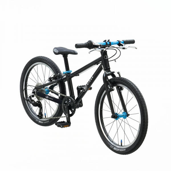 Superlekki rower dla dzieci KUbikes 20S Czarno-Niebieski