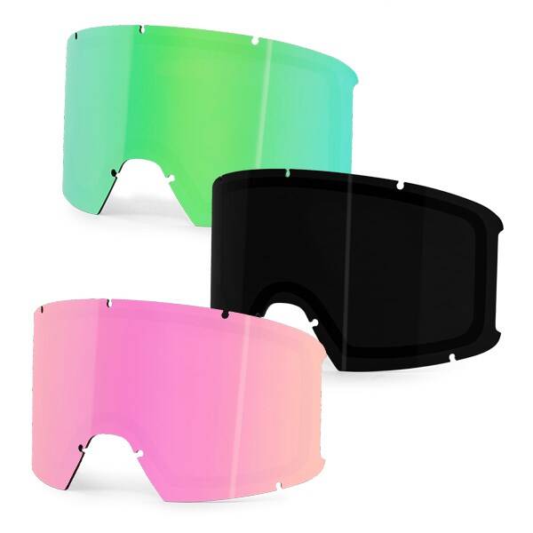 Szkła do gogli na snowboard i narty REKD Classic SnapFit Lens Chromatic Aurora