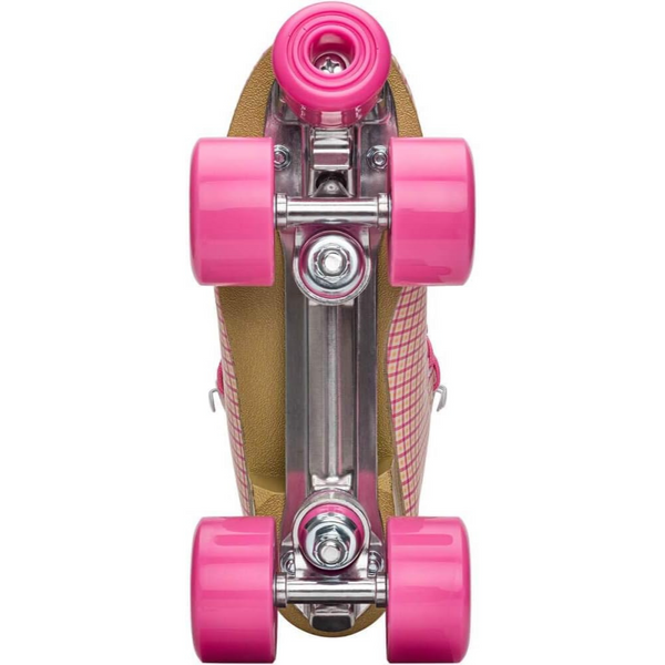 Wrotki Impala Quad Skate Pink Tartan