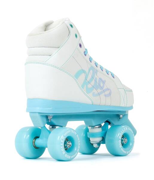 Wrotki RIO ROLLER LUMINA QUAD SKATES Biało-Niebieski