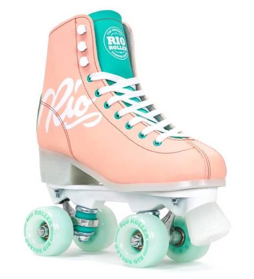 Wrotki RIO ROLLER Script Quad Skates Brzoskwiniowe