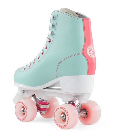 Wrotki RIO ROLLER Script Quad Skates Turkusowe