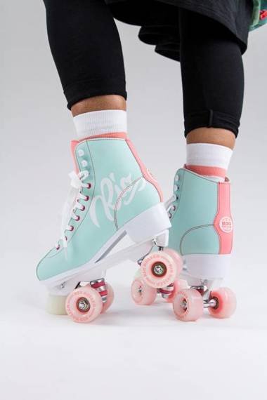 Wrotki RIO ROLLER Script Quad Skates Turkusowe