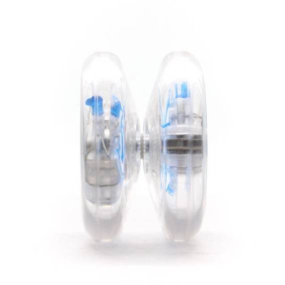 Yoyo Świecące YoYoFactory Spinstar LED Clear Body Niebieskie