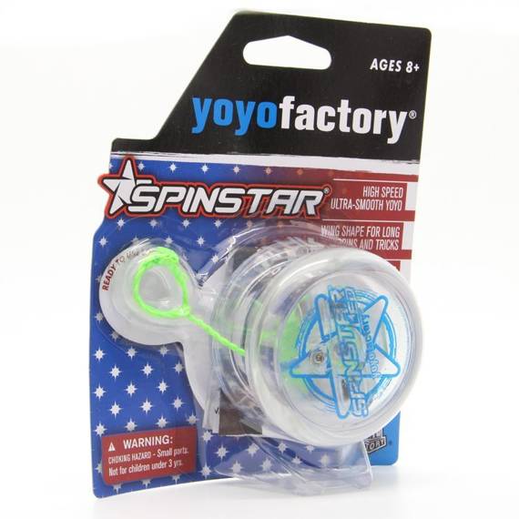 Yoyo Świecące YoYoFactory Spinstar LED Clear Body Niebieskie