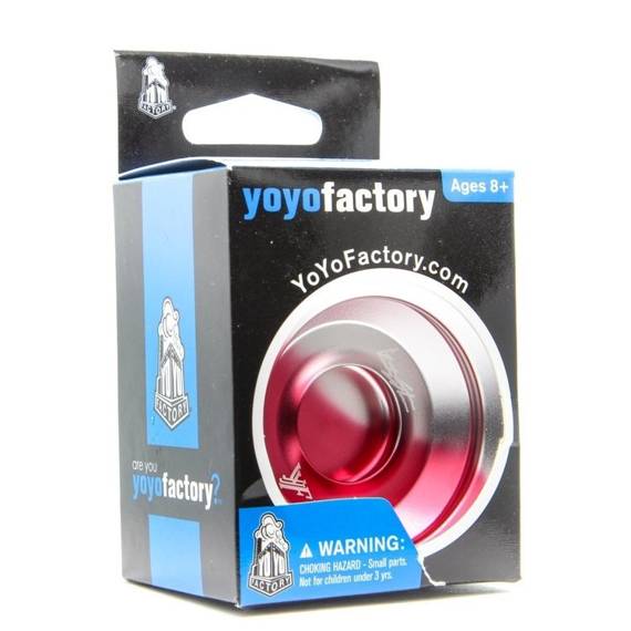 Yoyo dla zaawansowanych YoYoFactory Shutter Wide Angle BMS Red Silver