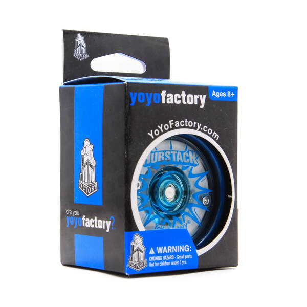 Yoyo na początek YoYoFactory Hubstack Niebieskie