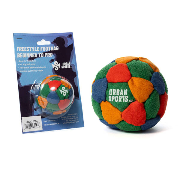 Zośka Footbag Miejskie Sporty 32 Panele Multicolor Green