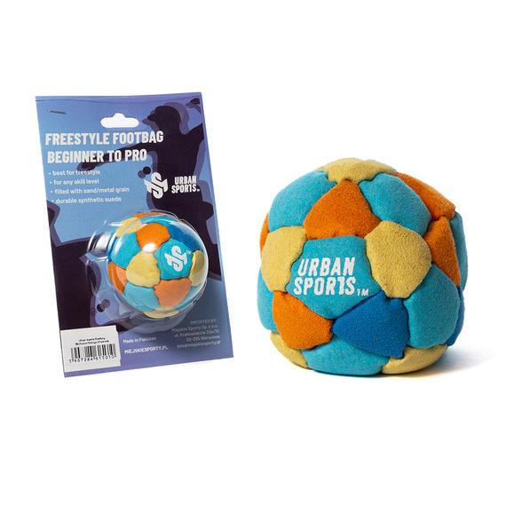 Zośka Footbag Miejskie Sporty 32 Panele Multicolor Orange