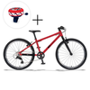 Lekki rower dla dzieci KUbikes 24L Czerwony