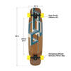 Longboard Loaded Basalt Tesseract Downhill Complete 39" 