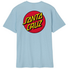 SANTA CRUZ koszulka Classic Dot Chest Jasno Niebieski