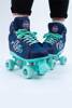 Wrotki RIO ROLLER LUMINA QUAD SKATES Granatowo-Miętowy