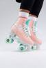 Wrotki RIO ROLLER Script Quad Skates Brzoskwiniowe