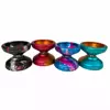 Yoyo Metalowe dla Zaawansowanych YoYoFactory Spotlight Silver Black Red Splash